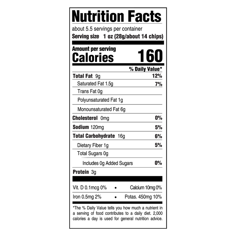 Boulder Canyon Avocado Oil Classic Sea Salt Kettle Potato Chips 5.25oz