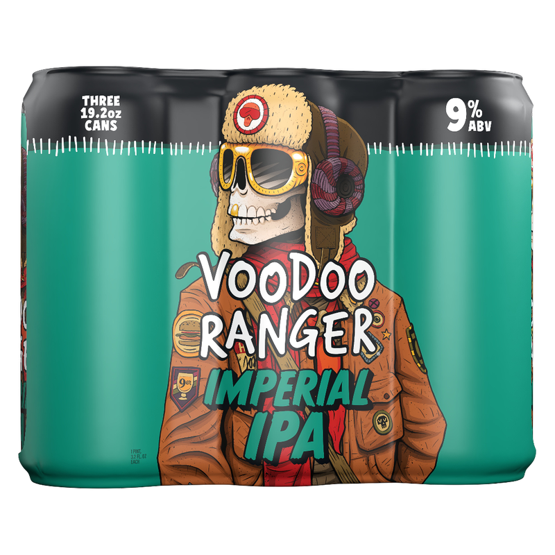 New Belgium Voodoo Ranger Imperial IPA 3pk 19.2 oz Cans