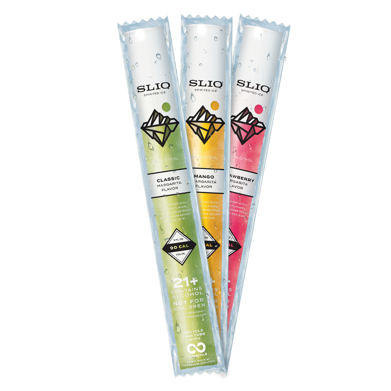 SLIQ Spirited Ice Agave Cocktail Pops 9pk 100ml 8% ABV