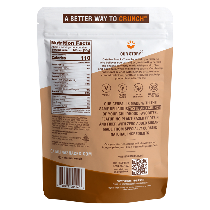 Catalina Crunch Dark Chocolate Keto Cereal 9oz