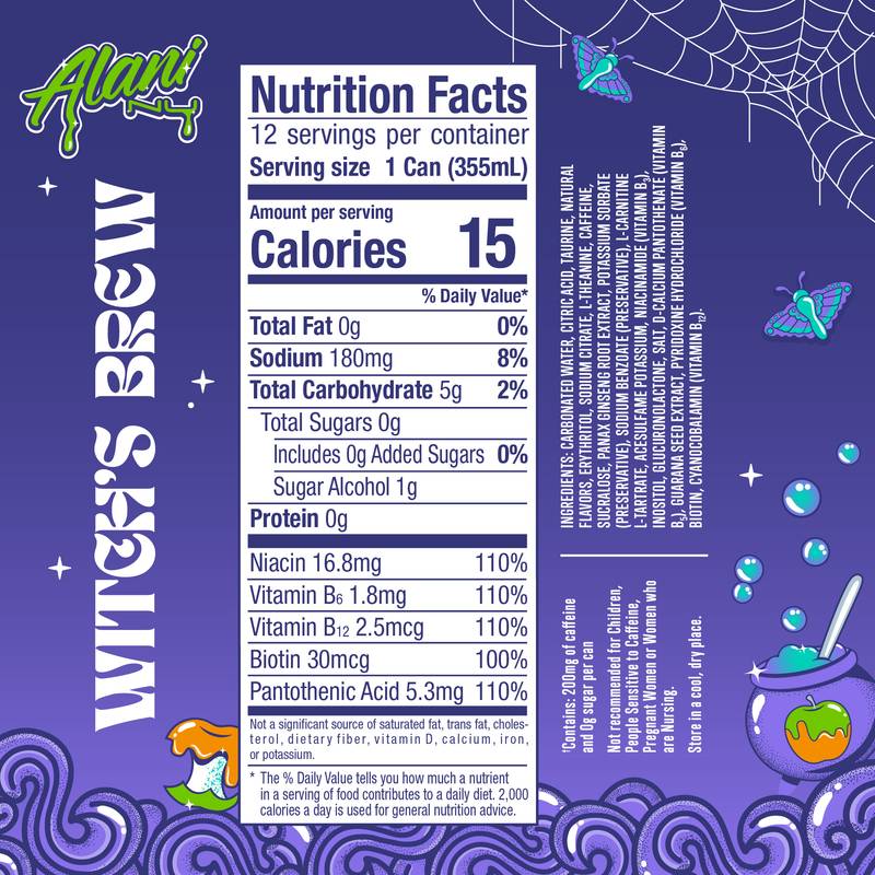 Alani Energy Witches Brew 12oz Can