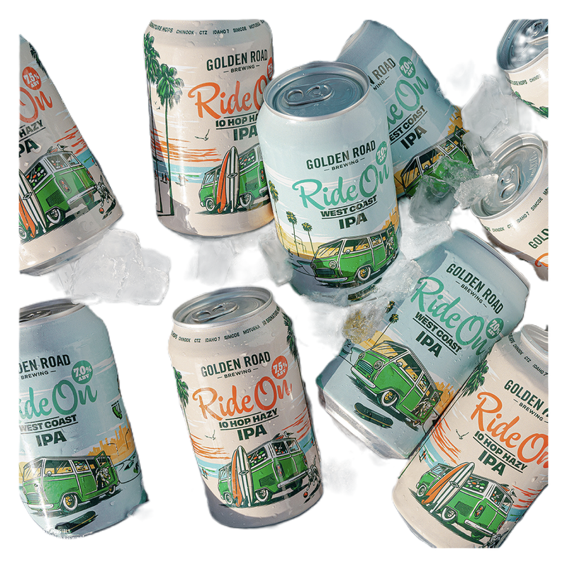 Golden Ride Ride On Variety Pack (12PKC 12OZ) (12PKC 12 OZ)