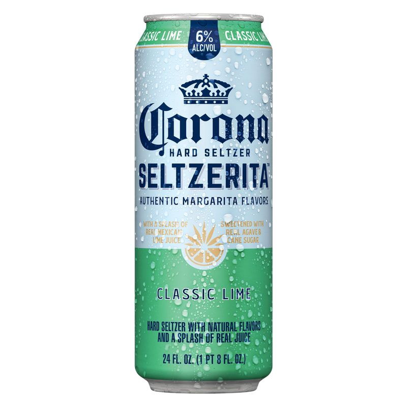 Corona Hard Seltzer Seltzerita Classic Lime Single 24oz Can 4.5% ABV