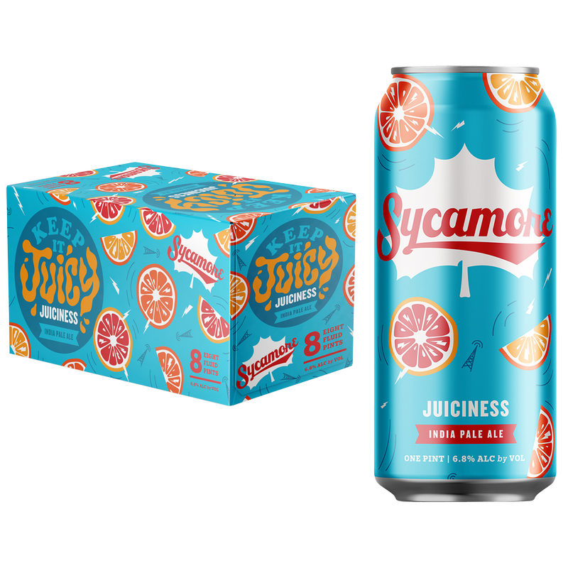 Sycamore Juiciness IPA 8pk 16oz Can 6.8% ABV