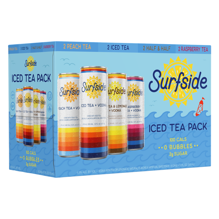 Surfside Iced Tea 8pk 12oz 4.5% ABV