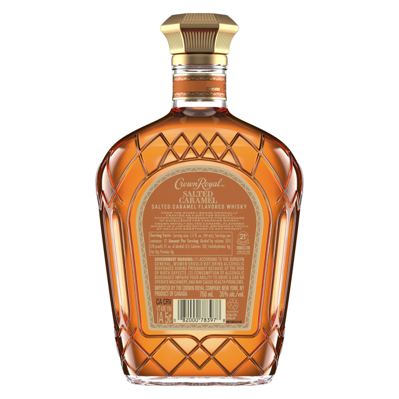 Crown Royal Salted Caramel Canadian Whisky 750ml (70 Proof)