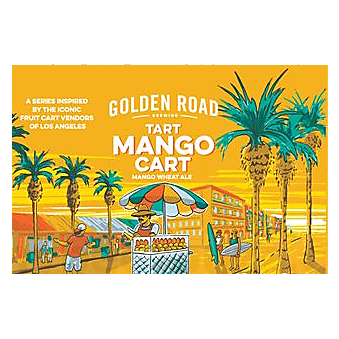 Golden Road Brewing Mango Cart Wheat Ale 15.5 Gal Keg 4% ABV