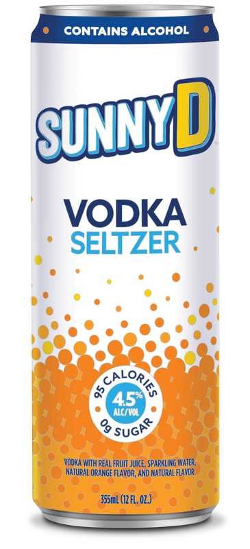 Sunny D Vodka Seltzer 4pk 12oz can 4.5% ABV