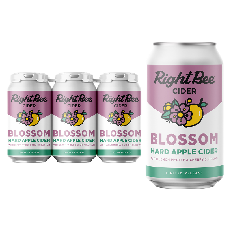Right Bee Cider Blossom 6pk 12oz Btl 6.0% ABV