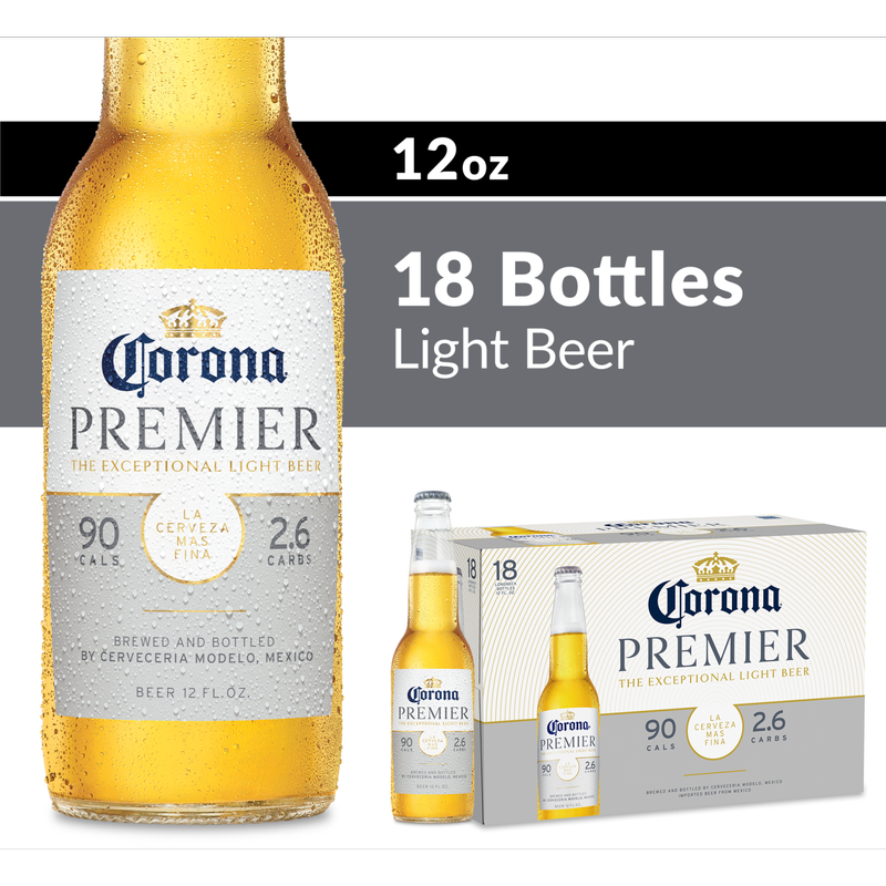 Corona Premier 18pk 12oz Btl 4.0% ABV