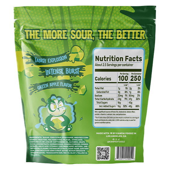 Kanpai Green Apple Sour Burst, 2.5oz