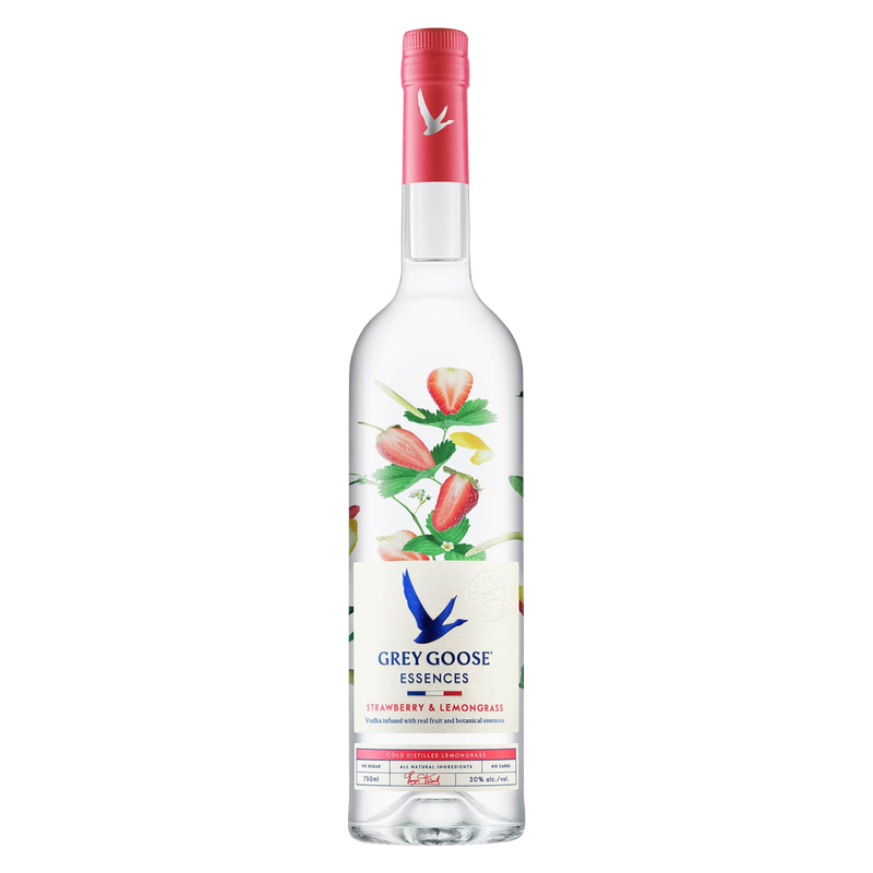 Grey Goose Essences Strawberry & Lemongrass 750ml (60 Proof)