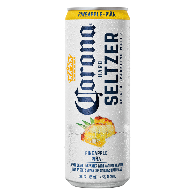 Corona Pineapple Hard Seltzer Single 12oz Can 4.5% ABV