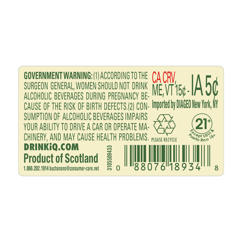 Buchanan's Pineapple 375ml Bottle 35% ABV