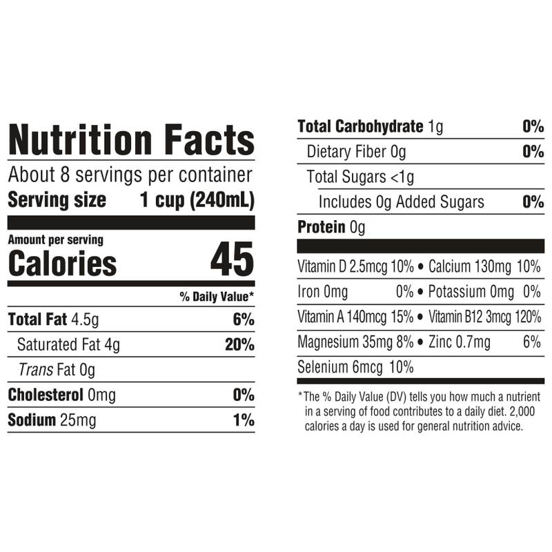 So Delicious Organic Unsweetened Vanilla Coconut Milk 64oz