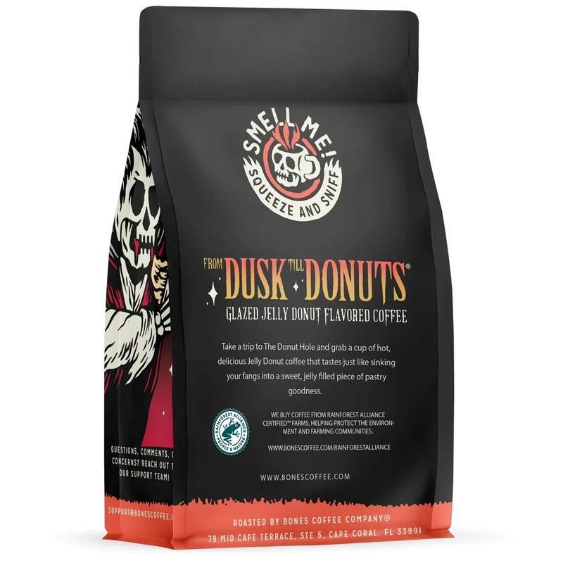 Bones Coffee Company From Dusk Till Donut Ground Coffee, 12 oz