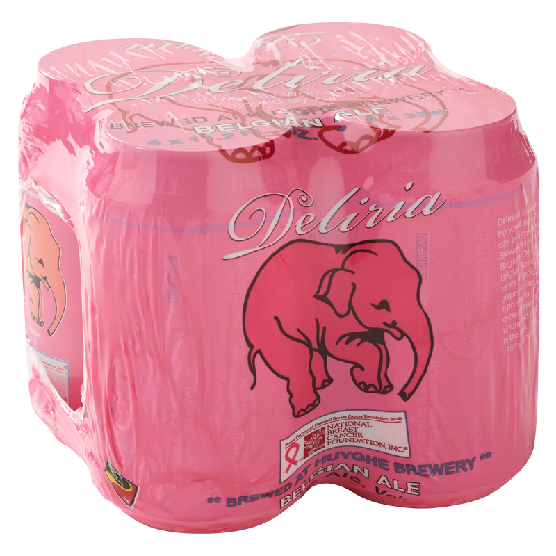 Delirium Deliria Belgian Ale 4pk 11.2oz Can