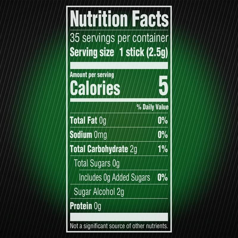 5 GUM Spearmint Rain Sugar Free Chewing Gum, Five Gum, 35 Stick Pack