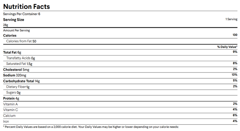 Boudin Sourdough Crisps Cheddar Jack, 6 oz