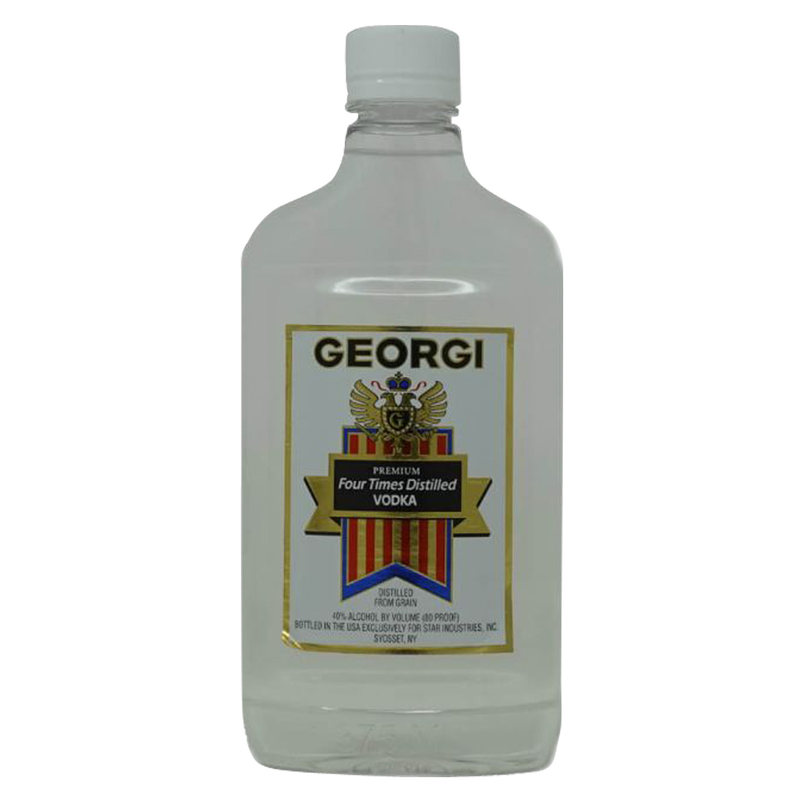 Georgi Vodka Plastic 375ml (80 proof)