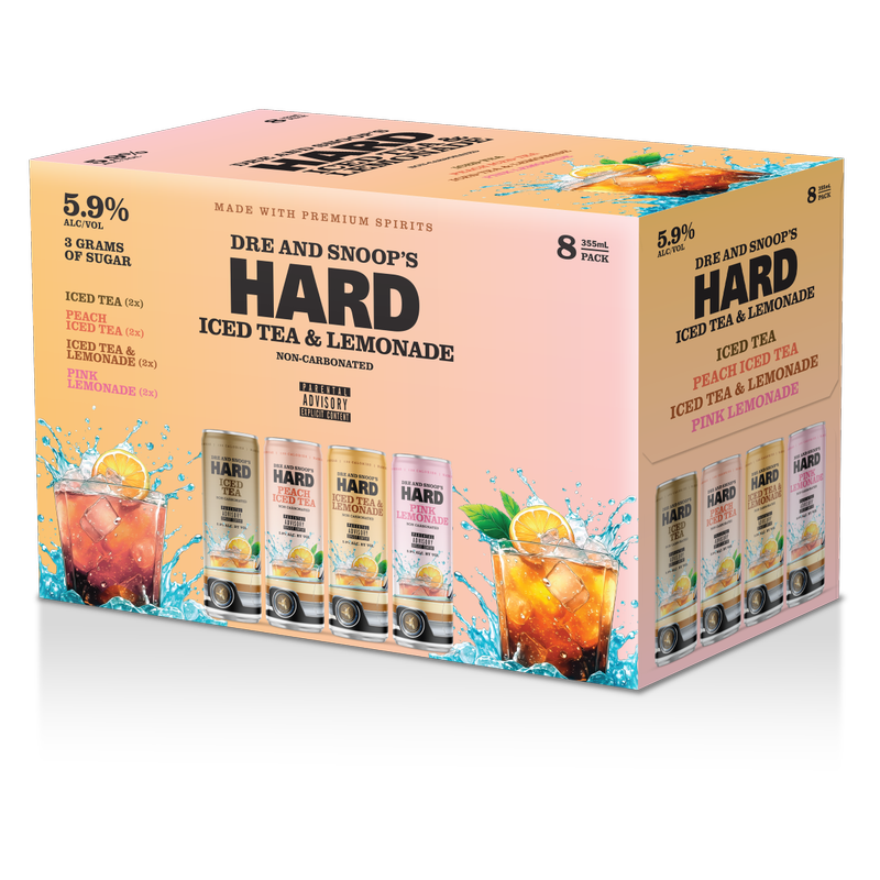 Gin & Juice Hard Tea Variety Pack 8pk 12oz Can