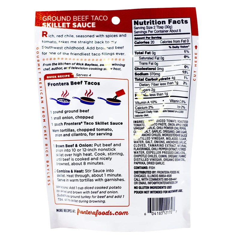 Frontera Ground Beef Skillet Sauce 8oz