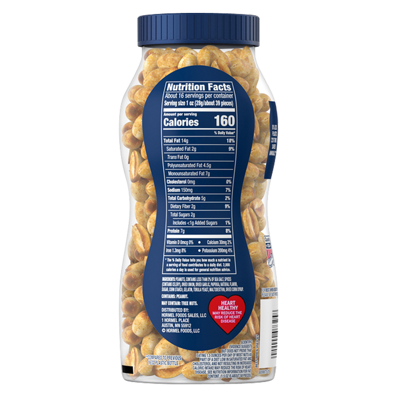 Planters Dry Roasted Peanuts 16oz