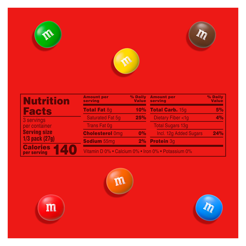 M&M's Peanut Butter Milk Chocolate Candies Share Size 2.83oz