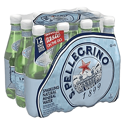 San Pellegrino Sparkling Mineral Water 12pk 500ml Btl