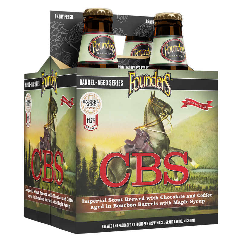 Founders CBS Imperial Stout 4pk 12oz Btl 11.7% ABV