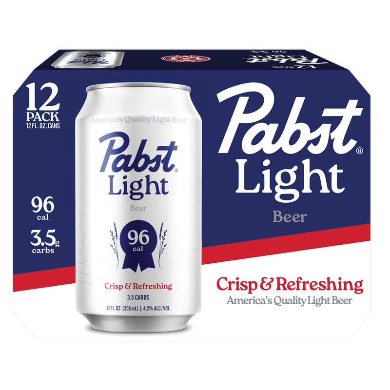 Pabst Light 12pk 12oz Can 4.2% ABV