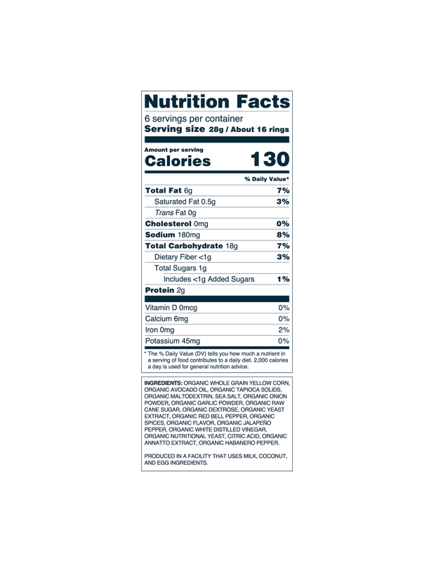 LesserEvil Moonions, Hyperspace Hot Onion, 6oz