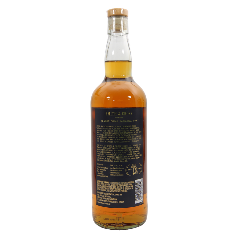 Smith & Cross Navy Strength Rum 750ml