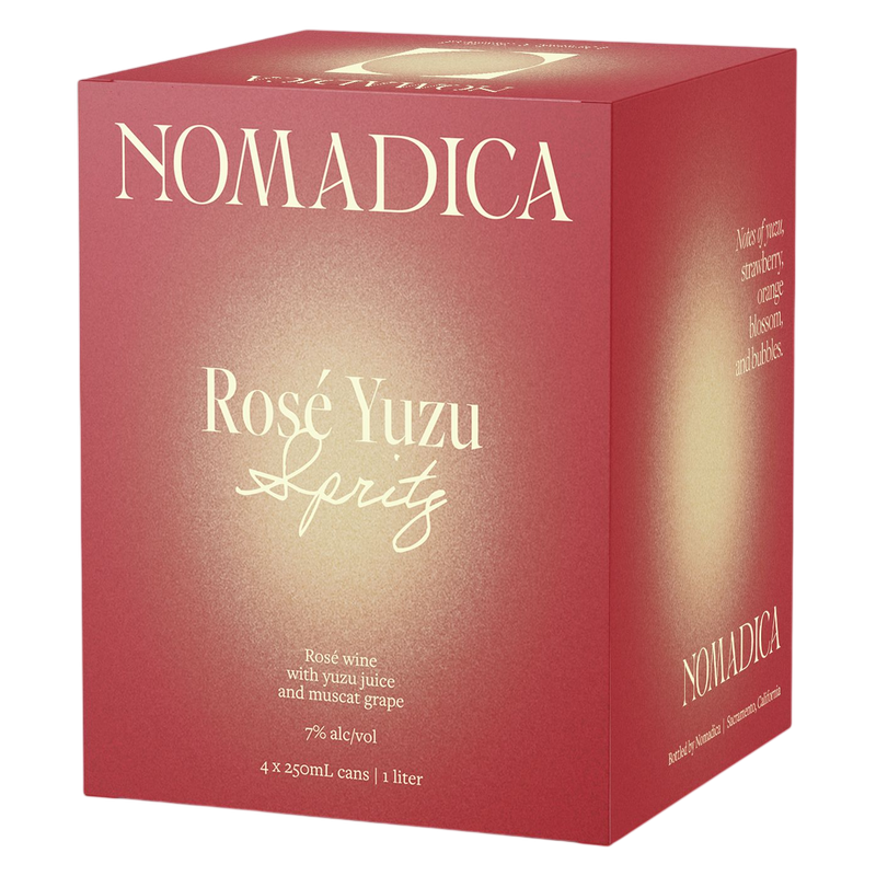 Nomadica Yuzu Rose Spritz 4pk 250ml Can