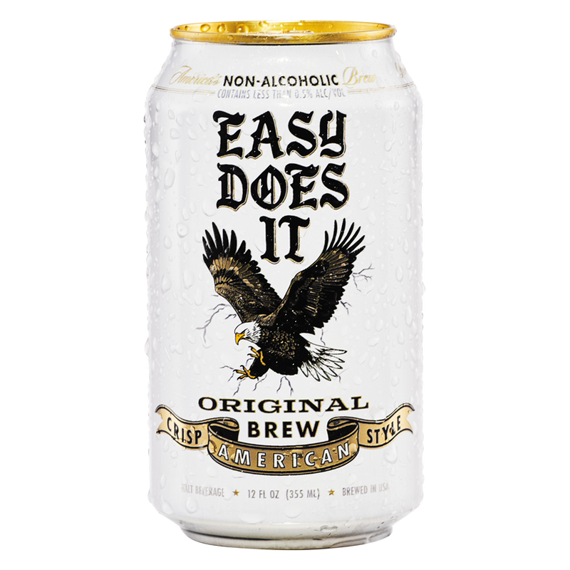 Easy Does It Non-Alcoholic Lager 6pk 12oz Cans