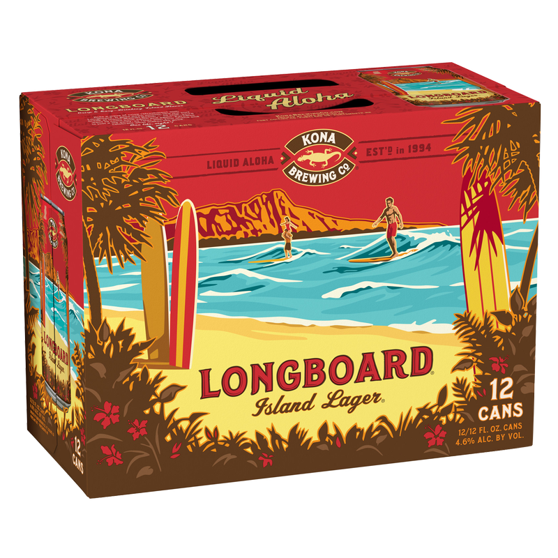Kona Longboard Island Lager 12pk 12oz Can 4.6% ABV
