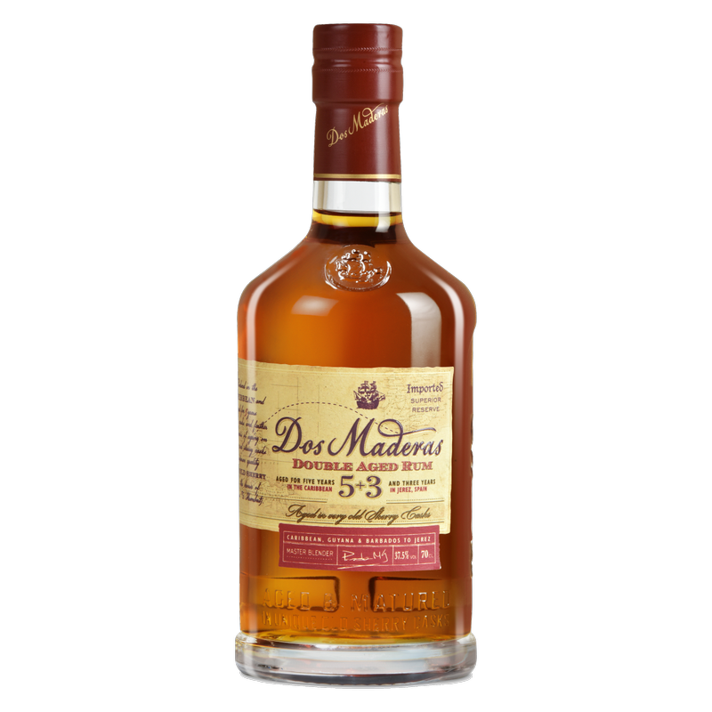 Dos Maderas 5+3 Years Old Double Aged Rum 750ml