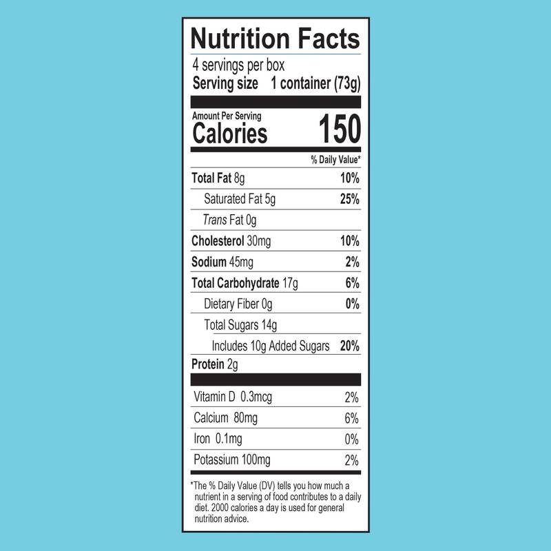 Dippin' Dots Cotton Candy Ice Cream Sundae Cups 4ct