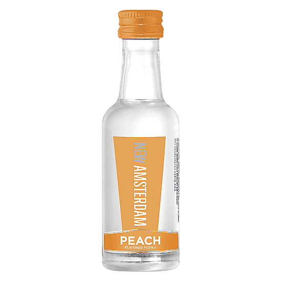New Amsterdam Peach Vodka 50ml (70 Proof)