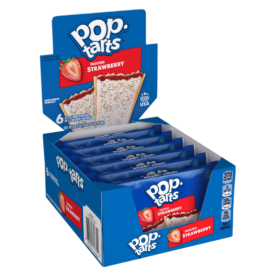 Pop-Tarts Frosted Strawberry Toaster Pastries, 2ct 6pk