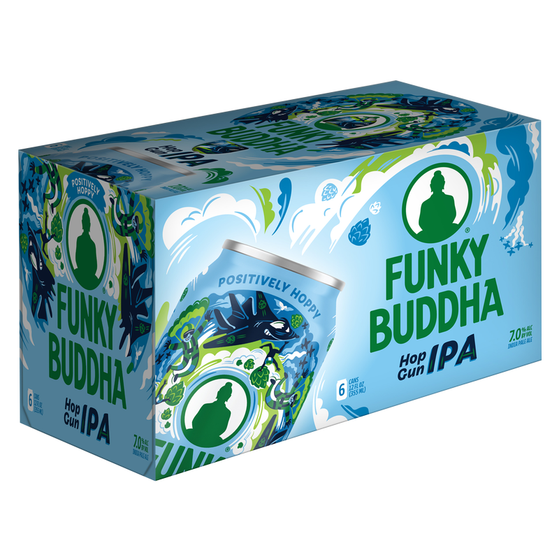 Funky Buddha Hop Gun IPA 6pk 12oz Can 7.0% ABV