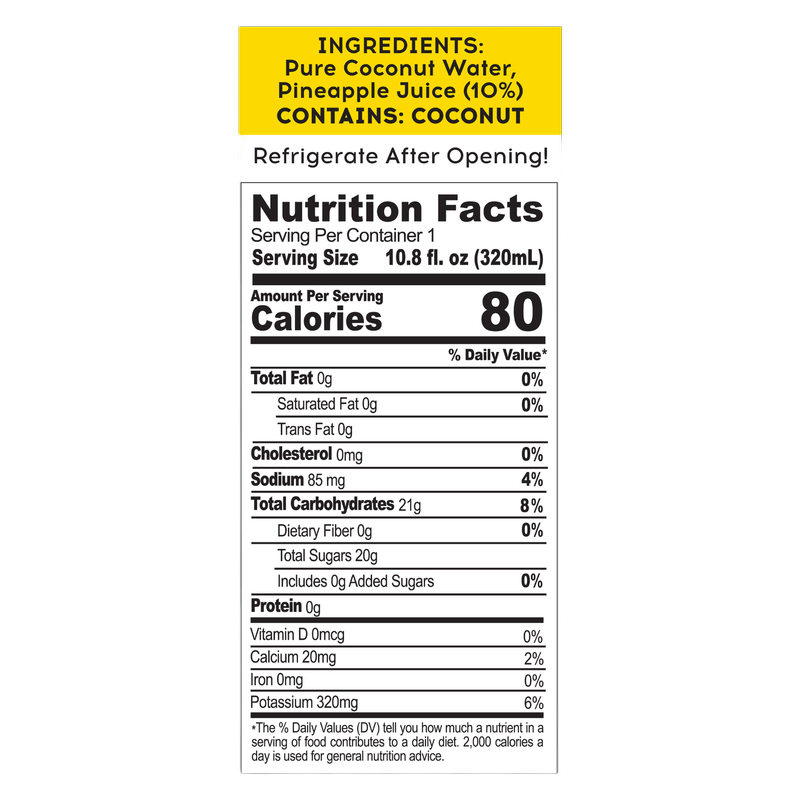 100 Coconuts Pure Pineapple 11oz Can