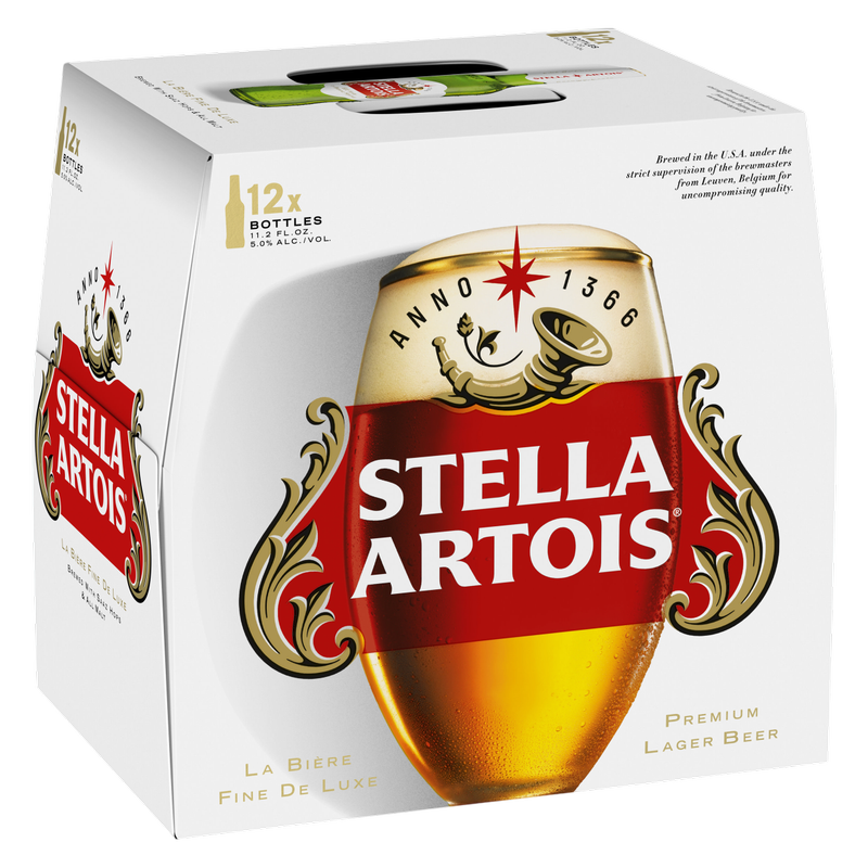 Stella Artois 12pk 11.2oz Btl 5.0% ABV