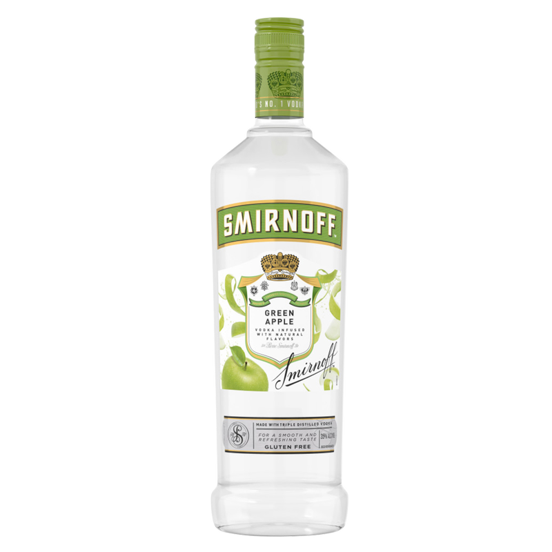 Smirnoff Green Apple Vodka 1L