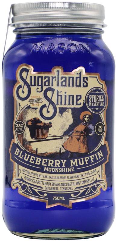 SUGARLANDS SHINE BLUEBRY MOONSHINE (750 ML)