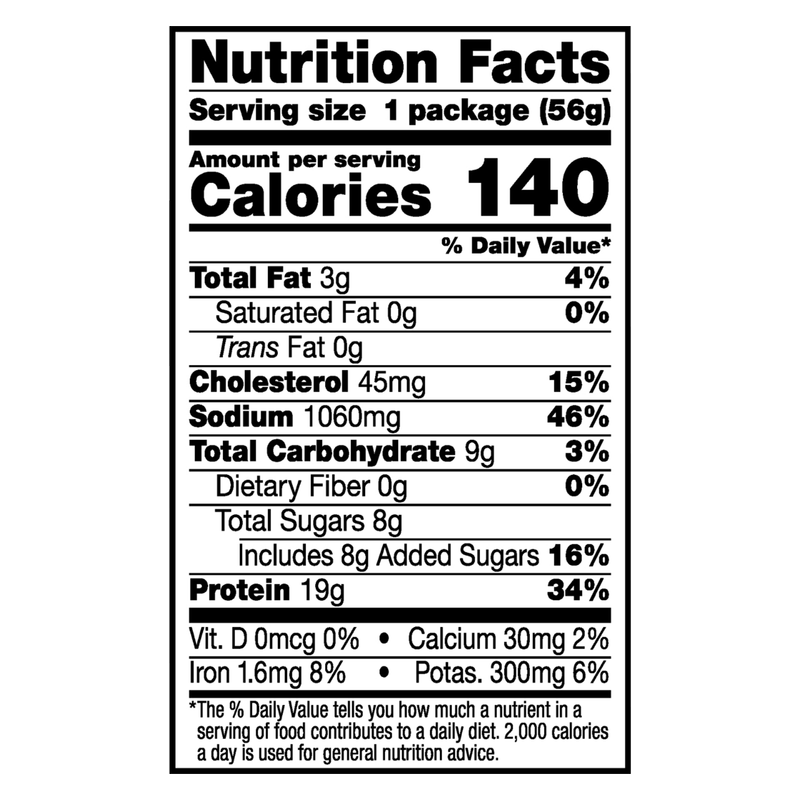 Jack Link's Teriyaki Beefsteak 2oz