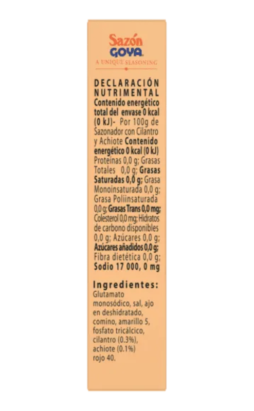 Goya Sazón Coriander & Annatto Seasoning 1.41oz