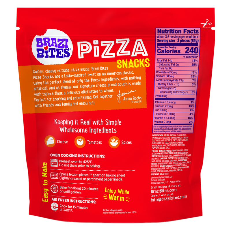 Brazi Bites Four Cheese Pizza Snacks 10oz