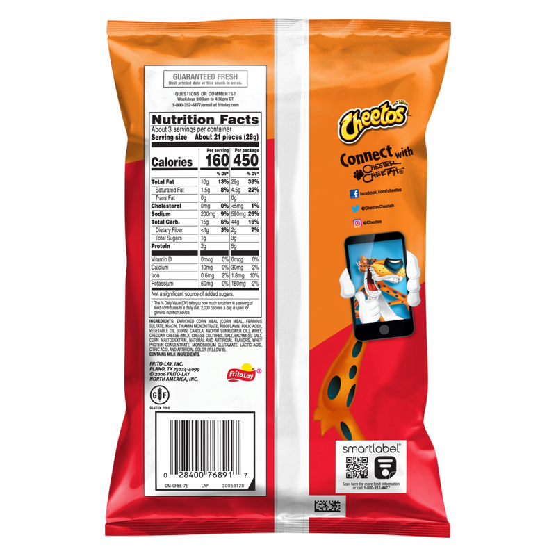 Cheetos Crunchy, 2.875oz