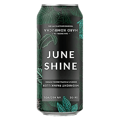JuneShine Hard Kombucha Midnight Painkiller Single 16oz Can